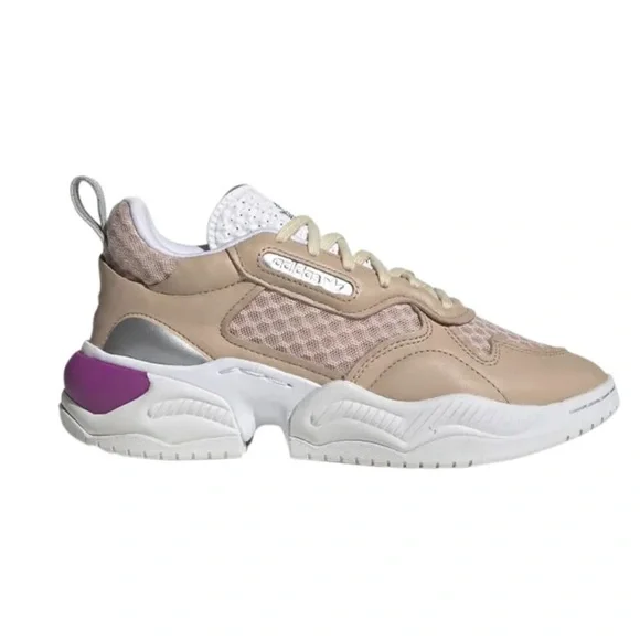 Adidas Women’s Supercourt RX 'Linen' Tan Cream Pink FV3699 Sneakers Size 6 - Picture 1 of 12